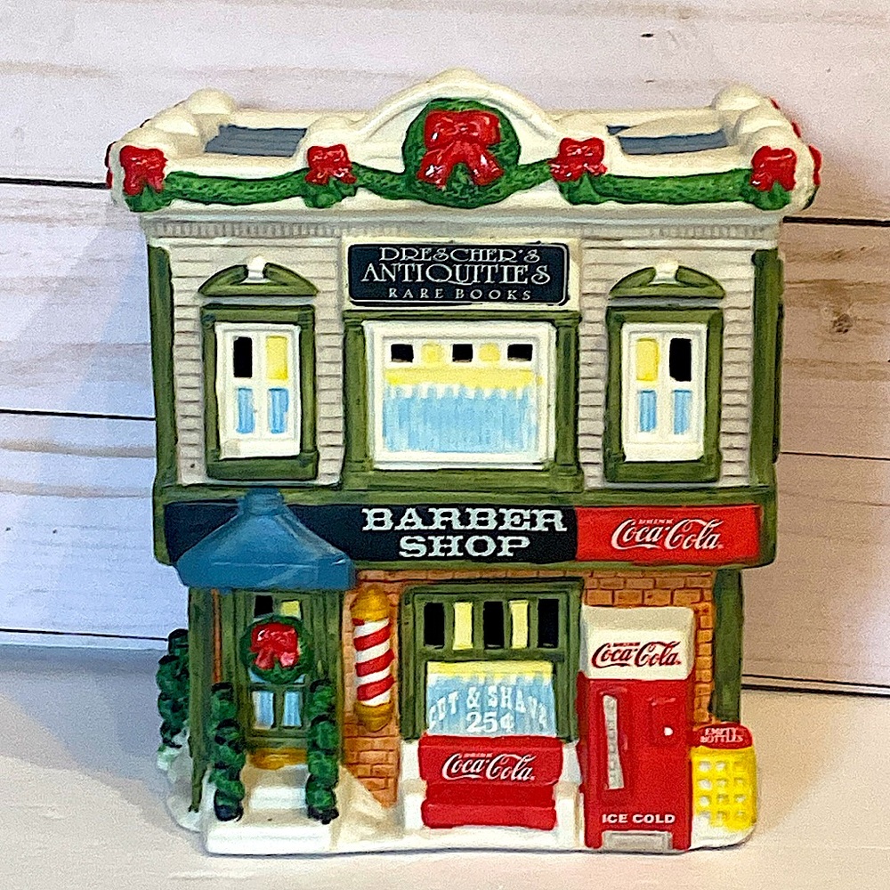 COCA COLA - Town Barber Shop - Town Square Collection